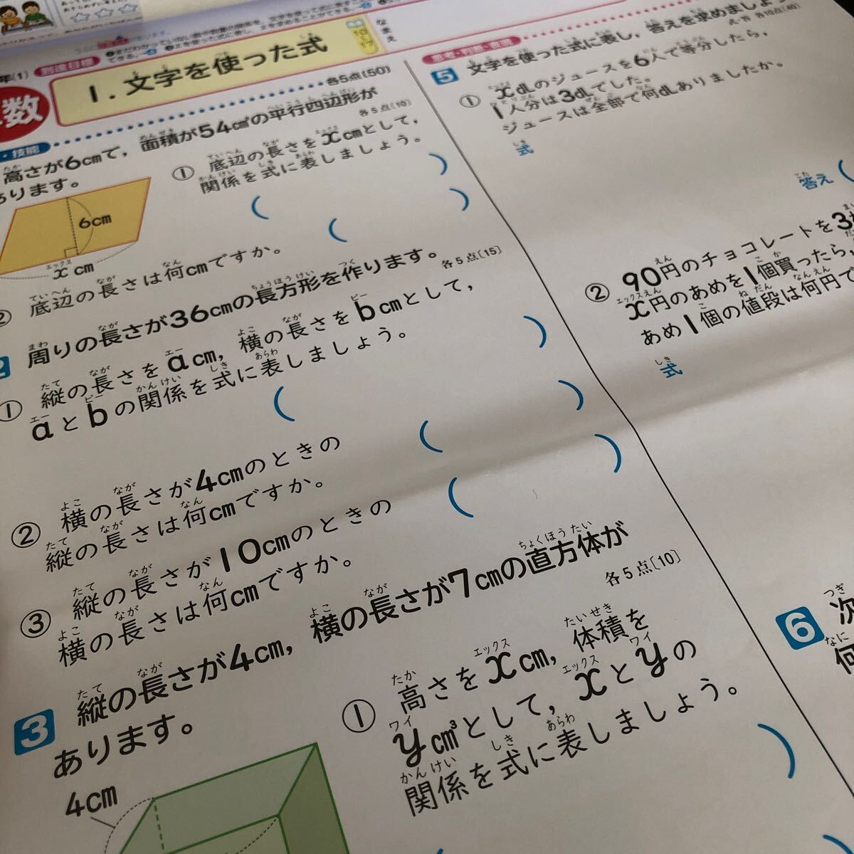 2646 基礎基本AL算数 6年 小学 ドリル 問題集 テスト用紙 教材 テキスト 解答 家庭学習 計算 漢字 過去問 ワーク 勉強 非売品_画像3