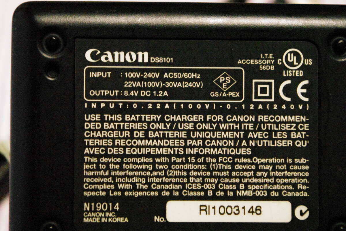 Canon CB-5L 純正 バッテリー充電器 キヤノン　■MK1_画像2