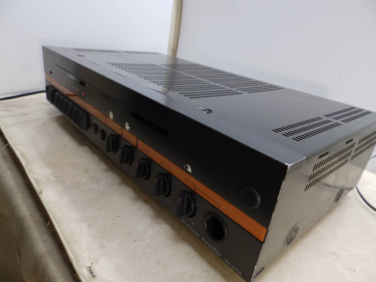 National/ナショナル 卓上型音響装置 WA-840A ハイパワーアンプ National/ナショナル 卓上型音響装置 WA-840A ハイパワーアンプ