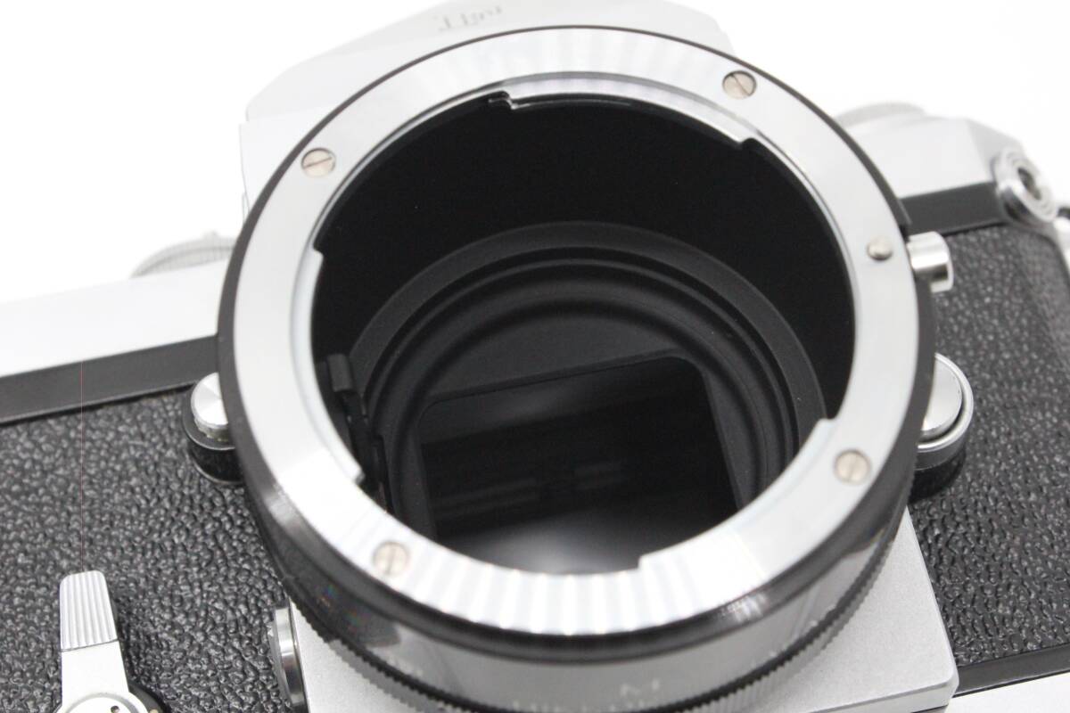 【動作確認済／超美品】 ニコン Nikon Nippon Kogaku F アイレベル ボディ シルバー 651万番 富士 RING M MT4235の画像2