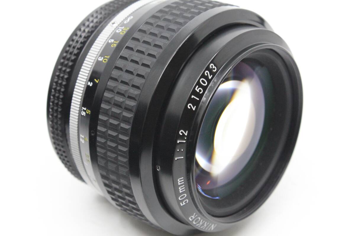 【送料無料１円／極上美品】 ニコン Nikon Ai NIKKOR 50mm F1.2 単焦点 HOOD PROTECTOR MT4268の画像4