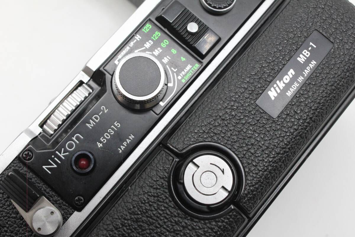 【送料無料１円／美品】 ニコン Nikon F2 モータードライブ MD-2 MB-1 MOTOR DRIVE MT4277の画像3