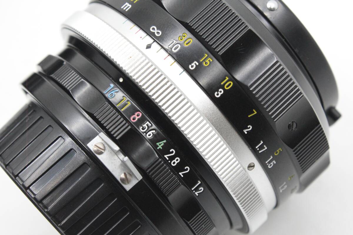 【動作確認済／超美品】 ニコン Nikon Nippon Kogaku NIKKOR-S Auto 55mm F1.2 MT4288の画像10