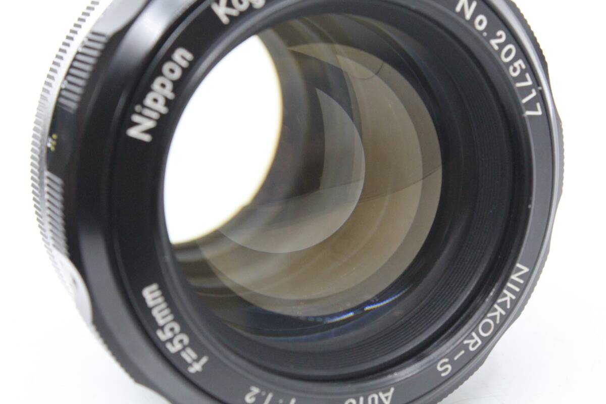 【動作確認済／超美品】 ニコン Nikon Nippon Kogaku NIKKOR-S Auto 55mm F1.2 MT4288の画像6