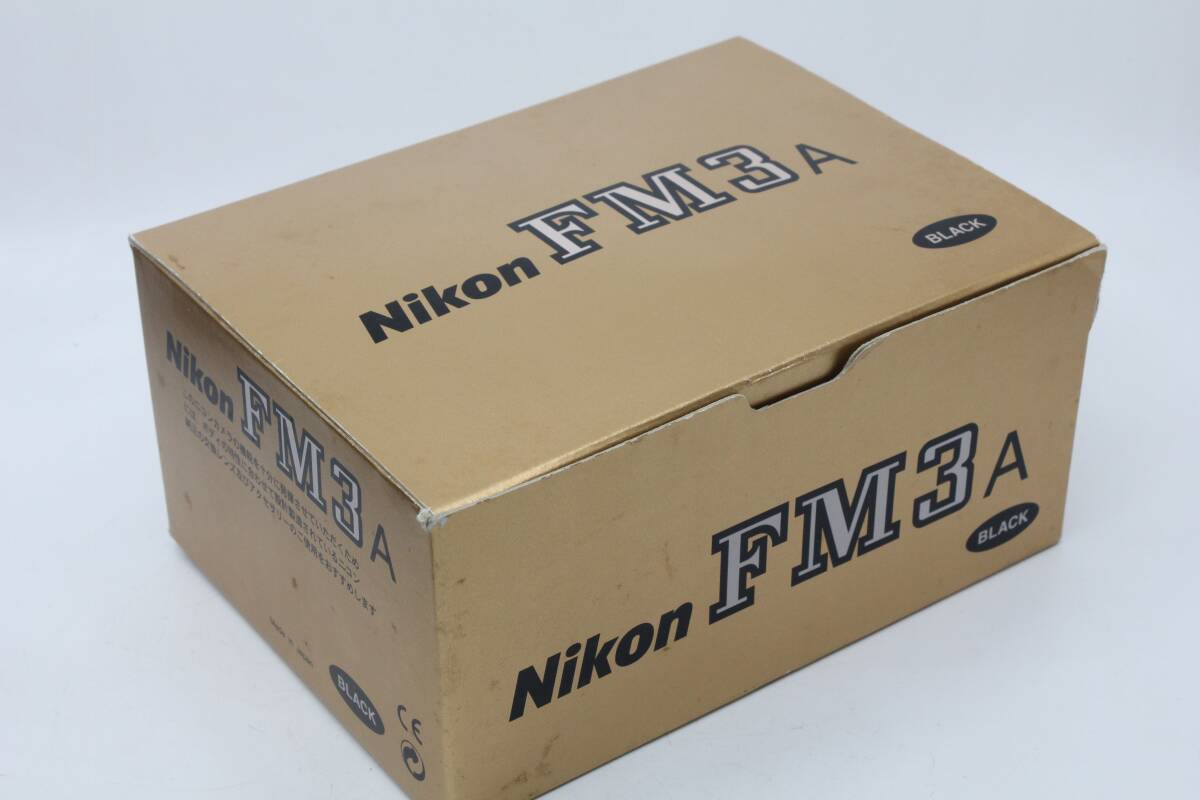 【送料無料１円／希少／未使用に近い】 ニコン Nikon FM3A ボディ ブラック 25万番 元箱 MT4283_画像1