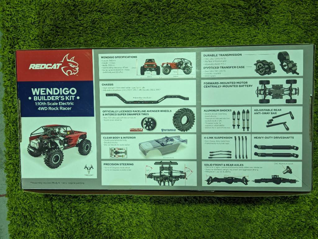 WENDIGO BUILDER’S KIT REDCAT　1:10 Scale 4WD Rock Racer