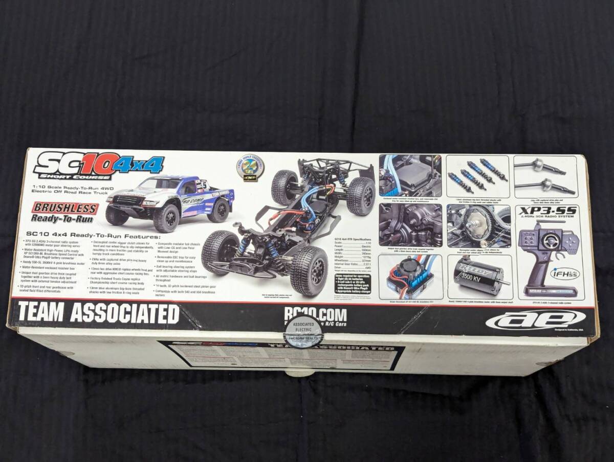 TEAM ASSOSIATED SC10 4×4 Short Course BRUSHLESS Ready-To-Run 1:10 4WD Electric Off Road Truck アソシの画像2