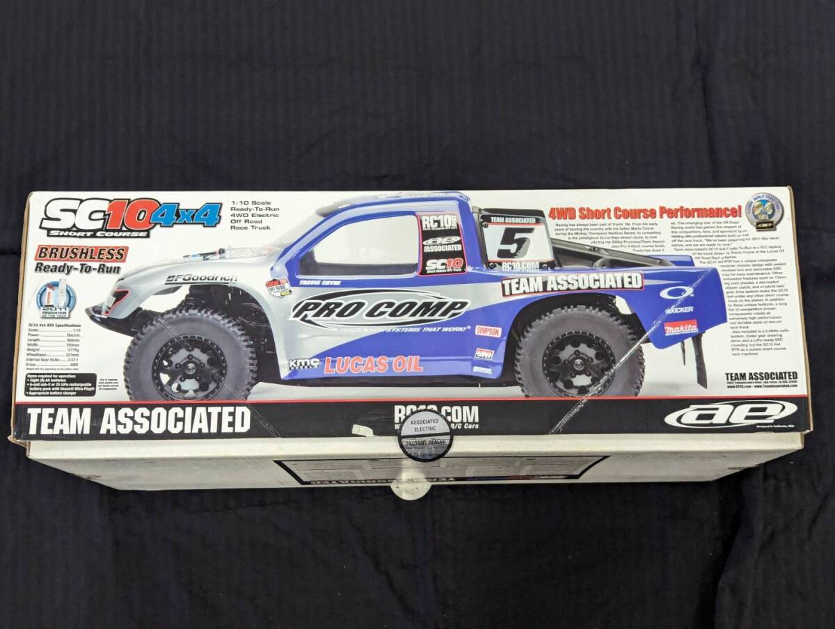 TEAM ASSOSIATED SC10 4×4 Short Course BRUSHLESS Ready-To-Run 1:10 4WD Electric Off Road Truck アソシの画像4