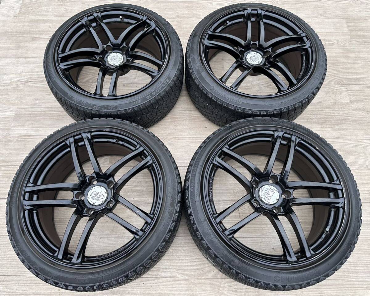 YOKOHAMA AVS MODEL T5 18インチ タイヤホイール 8.5J +32 PCD120 5H ヨコハマ モデルT5 4本セット_画像1