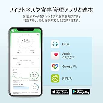 arboleaf 体重計 スマホ連動 体組成計 Bluetooth対応 体脂肪計 アプリ対応 ヘルスメーター 14項目測定 体脂肪_画像3