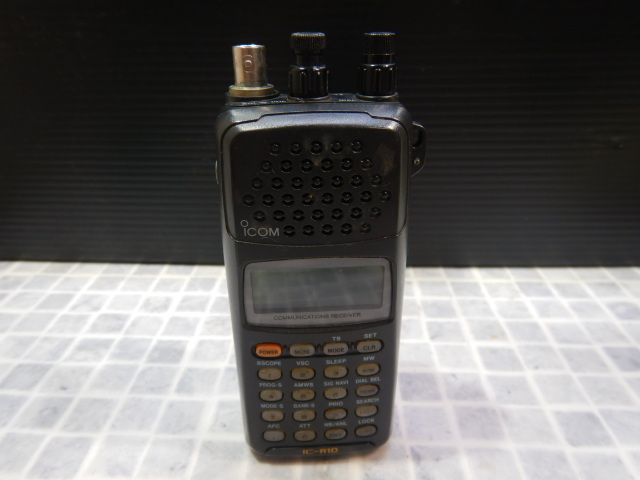 o190 icom アイコム 無線/トランシーバー IC-R10 広帯域受信機 オールモードレシーバー AM/FM ラジオ 0.1-1300MHz ★通電確認済★の画像5