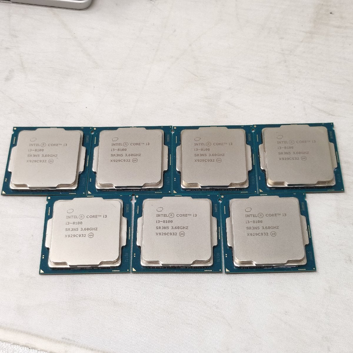 ★７個セット★送料無料★動作保証有★Core i3 8100 3.60GHz 6M★Intel CPU★SR3N5★001の画像1