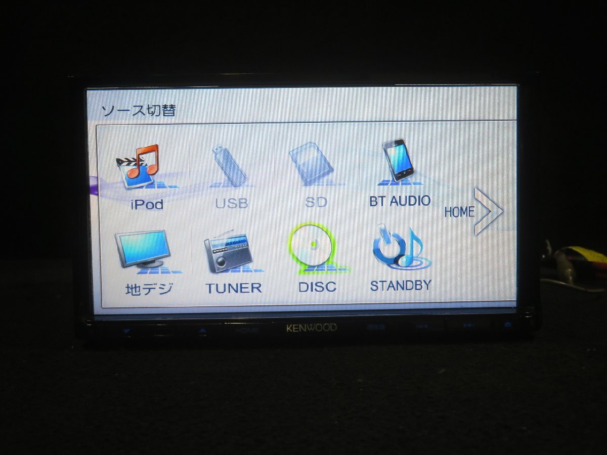 【即決】★送料込★ KENWOOD [MDV-D503] メモリーナビ 彩速ナビ SSD CD DVD Bluetooth フルセグ ◆取外 L575S◆ 中古 11798_画像3