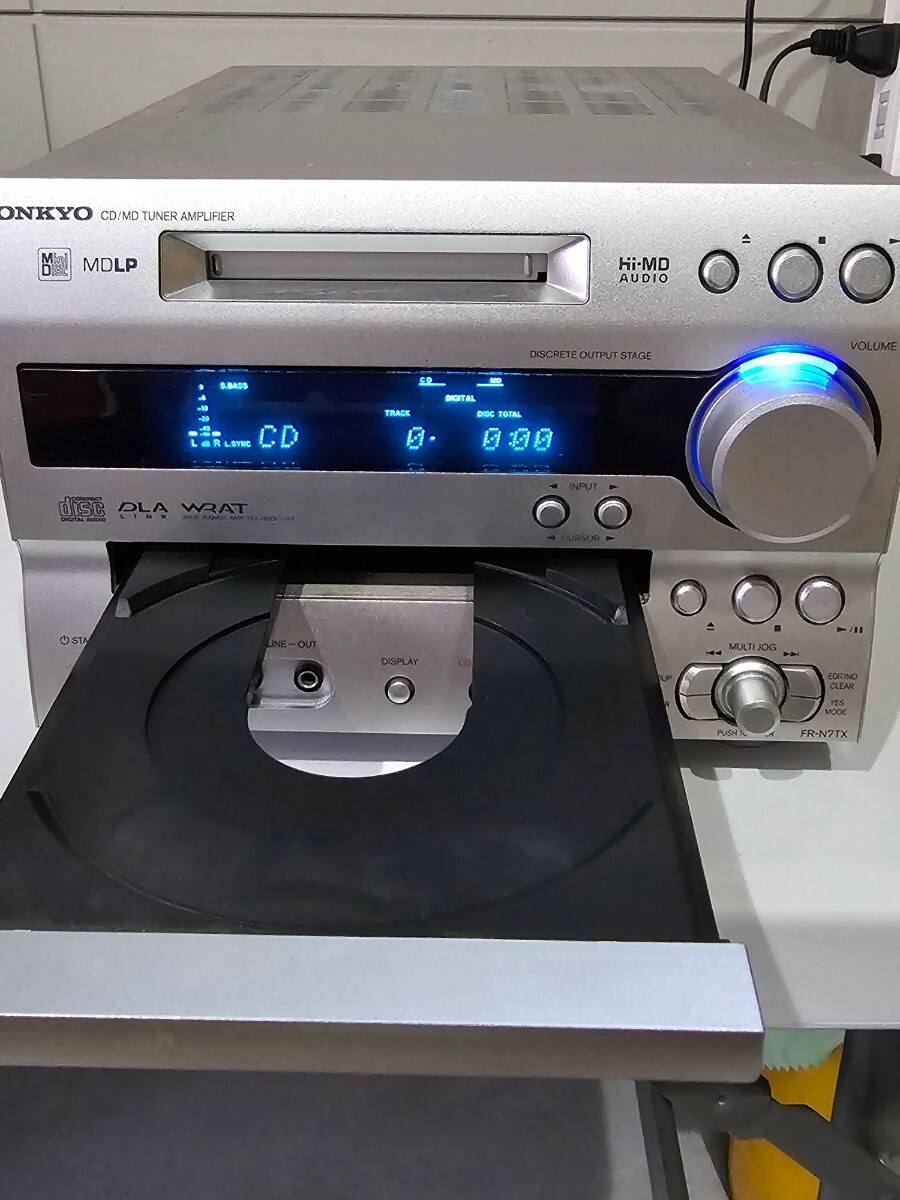 ONKYO　コンポ　X-N80E4　CD MD　FR-N7TX　スピーカー　D-N80E4　オンキョー　ラジオ　システムコンポ