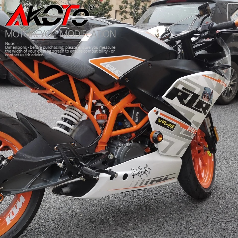 フレームスライダー クラッシュプロテクター フェアリングキット Ktm RC390 2017-2021 アルミ