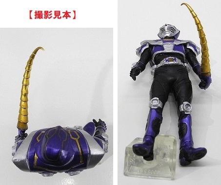 バンダイ アルティメットソリッド「仮面ライダー王蛇」～ダークヒーローズ 仮面ライダー龍騎 ※小袋未開封・未使用品、カード付き_画像6