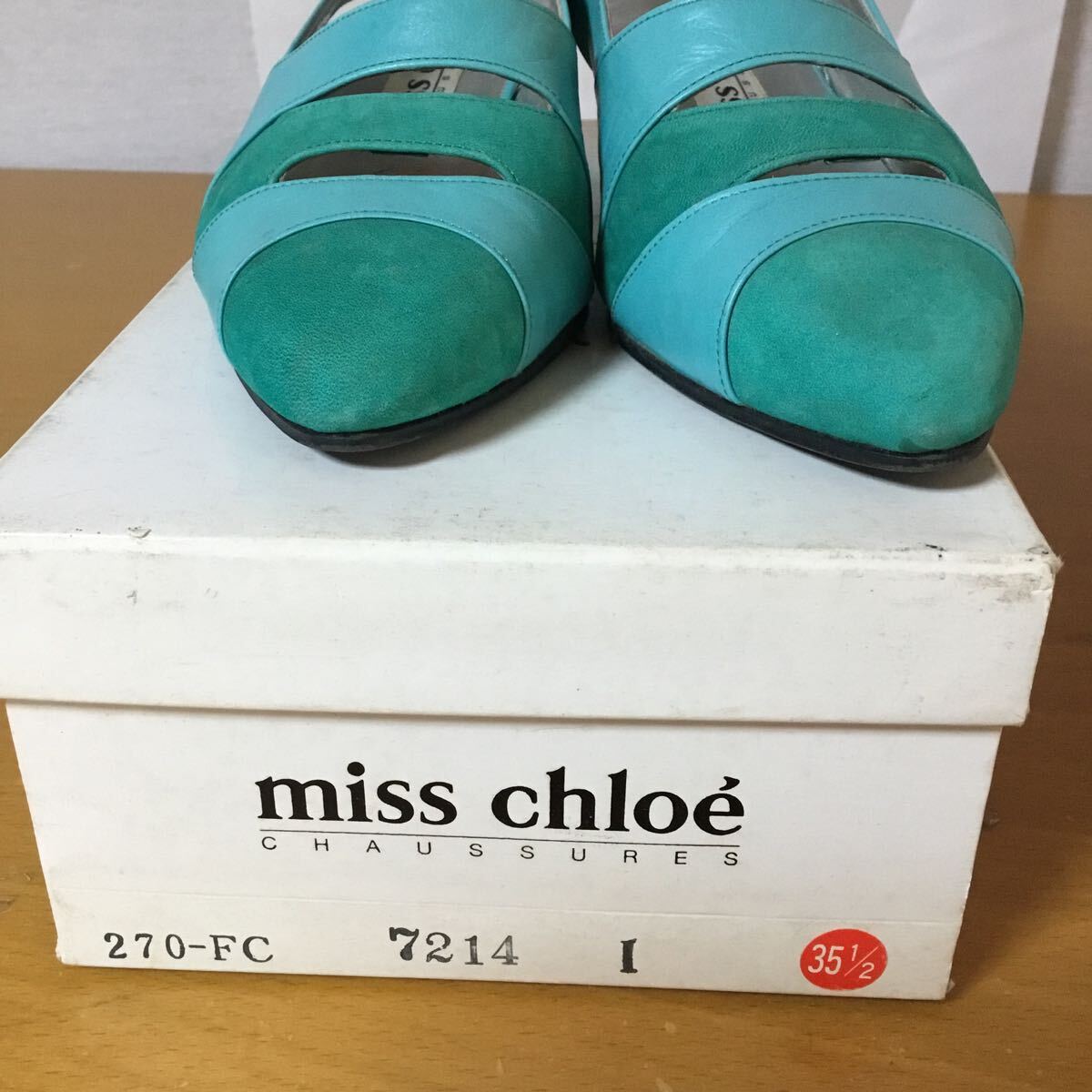 ☆A01☆ Miss Chloeミスクロエ レディース パンプス サンダル 35.5 約 22.5 cm 程度 日本製 着用数回程度の画像4