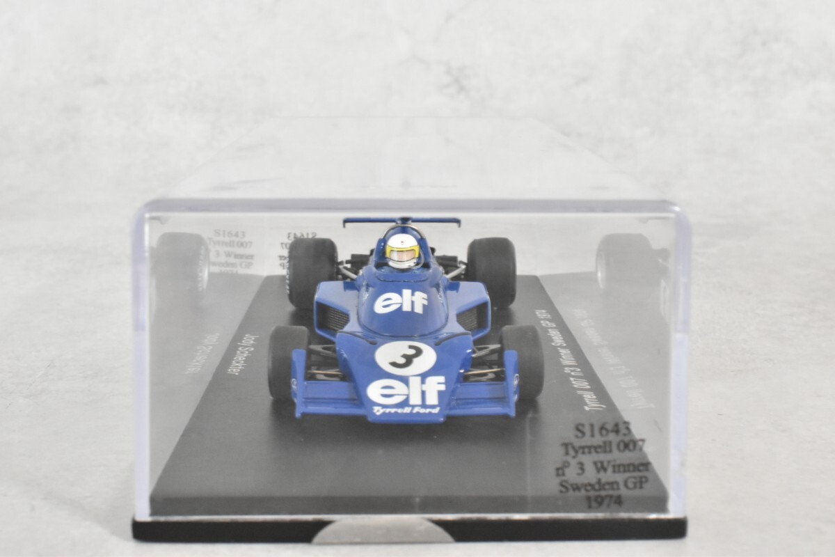 スパーク1/43 Tyrrell 007 n゜3 Winner Sweden GP 1974　(No.13)_画像2