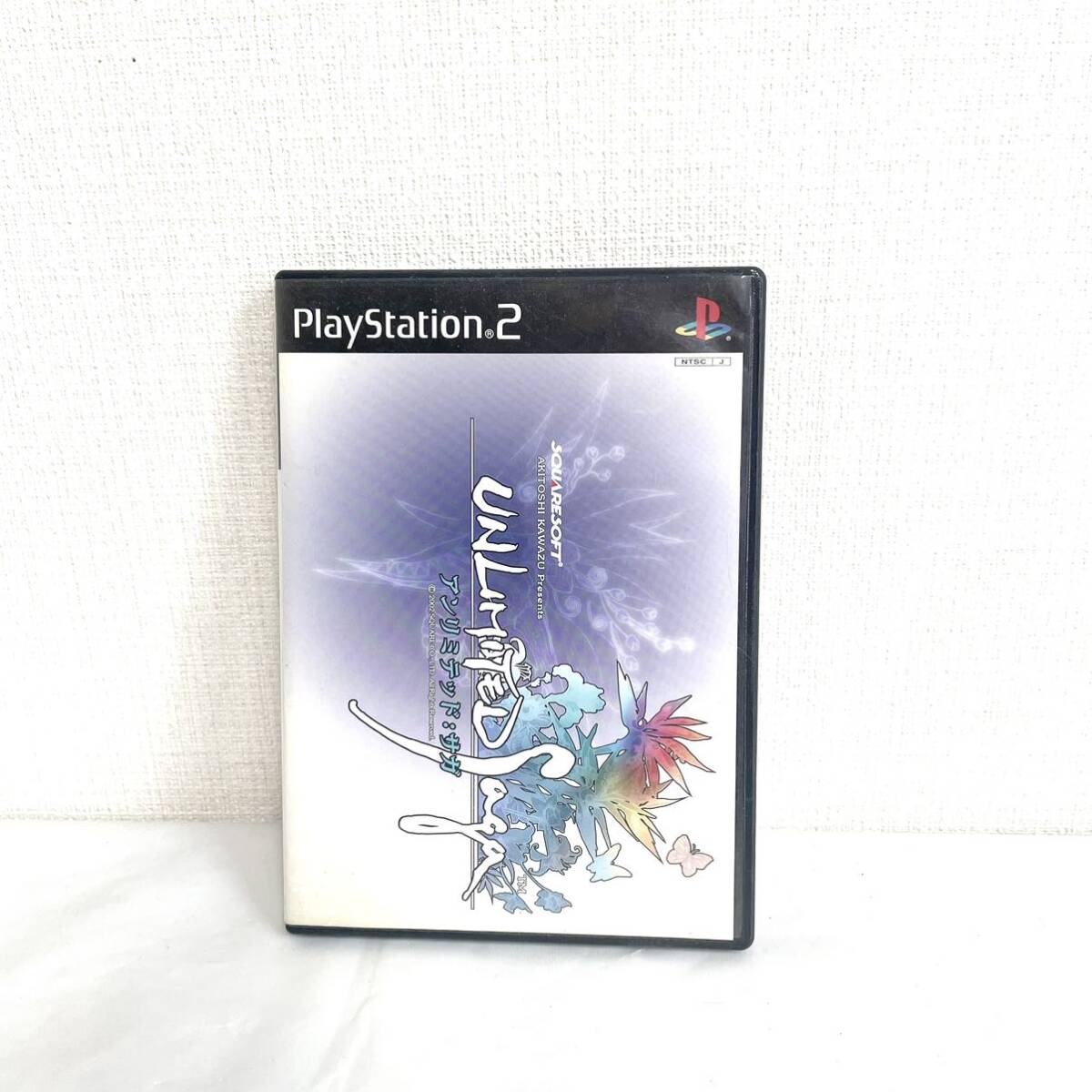 F04003 DVD ゲームソフト PlayStation2 アンリミテッド：サガ UNLIMITED Saga アナログコントローラ専用_画像1