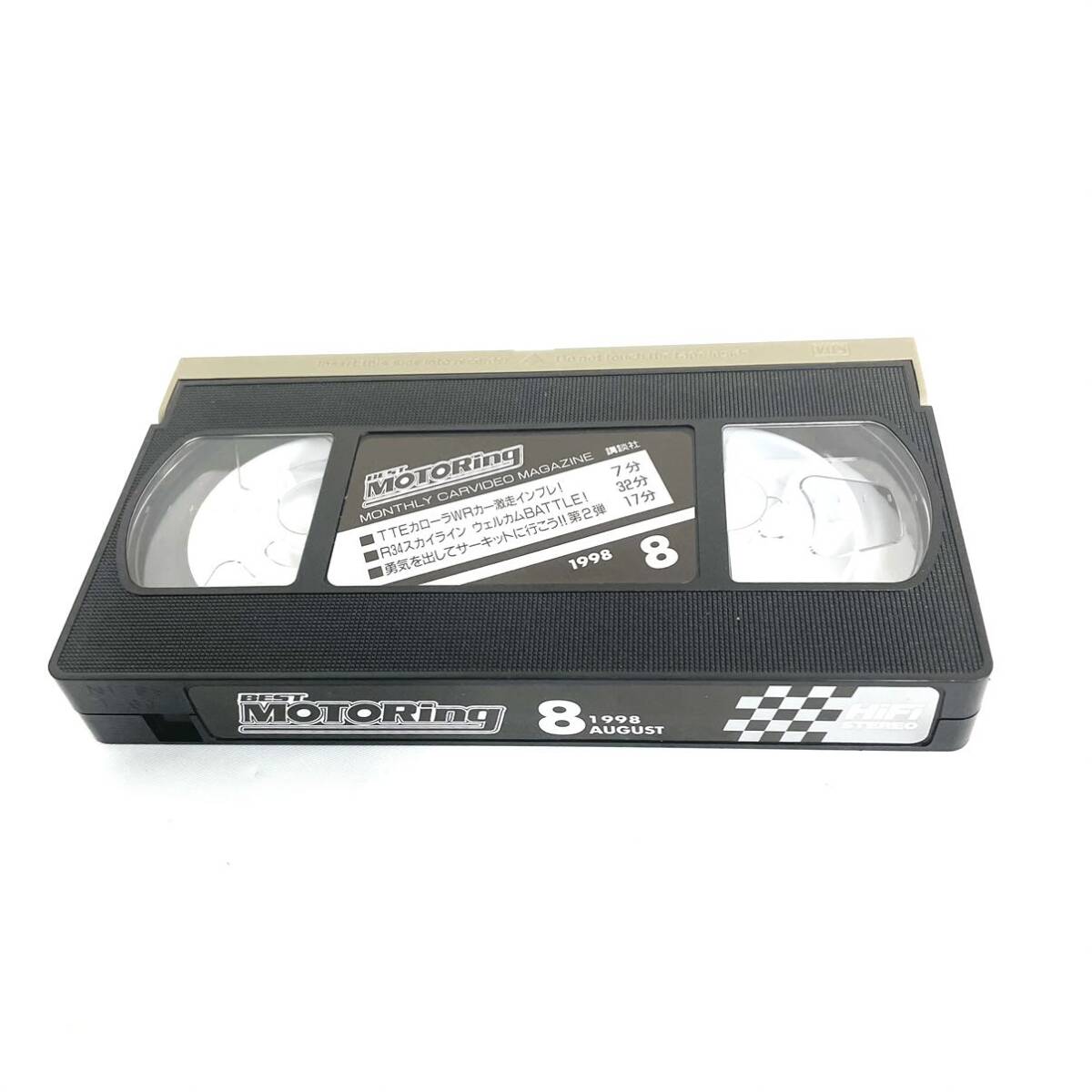 F04226 VHSビデオ 販売専用品 BEST MOTORing ベストモータリング 1998年8月号 60分 R34スカイライン ウェルカムBATTLE！！_画像4