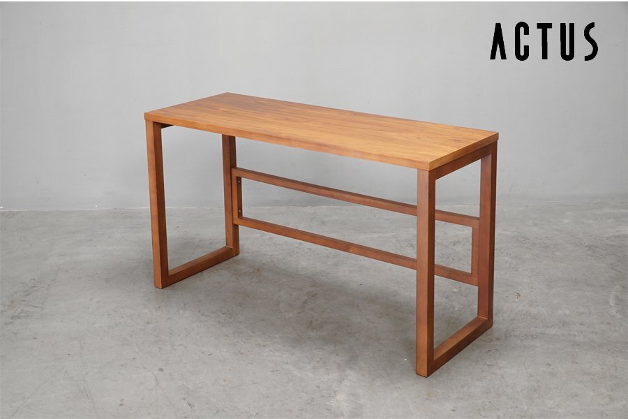 555 展示極美品 ACTUS(アクタス) COM DESK(コム デスク) 机 コンソール ウォールナットの画像1