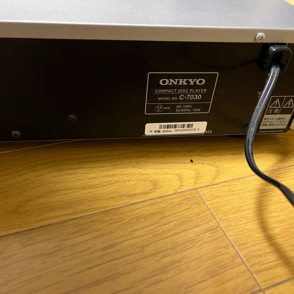 オンキョー ONKYO C-7030(S) CDプレイヤーの画像7