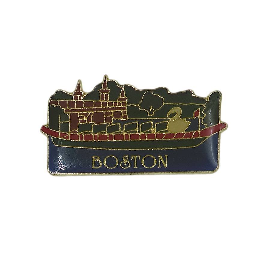 BOSTON ボストン ピンズ レトロ ピンバッジ 地域 ピンバッチ 留め具付き アメリカ輸入雑貨_画像1