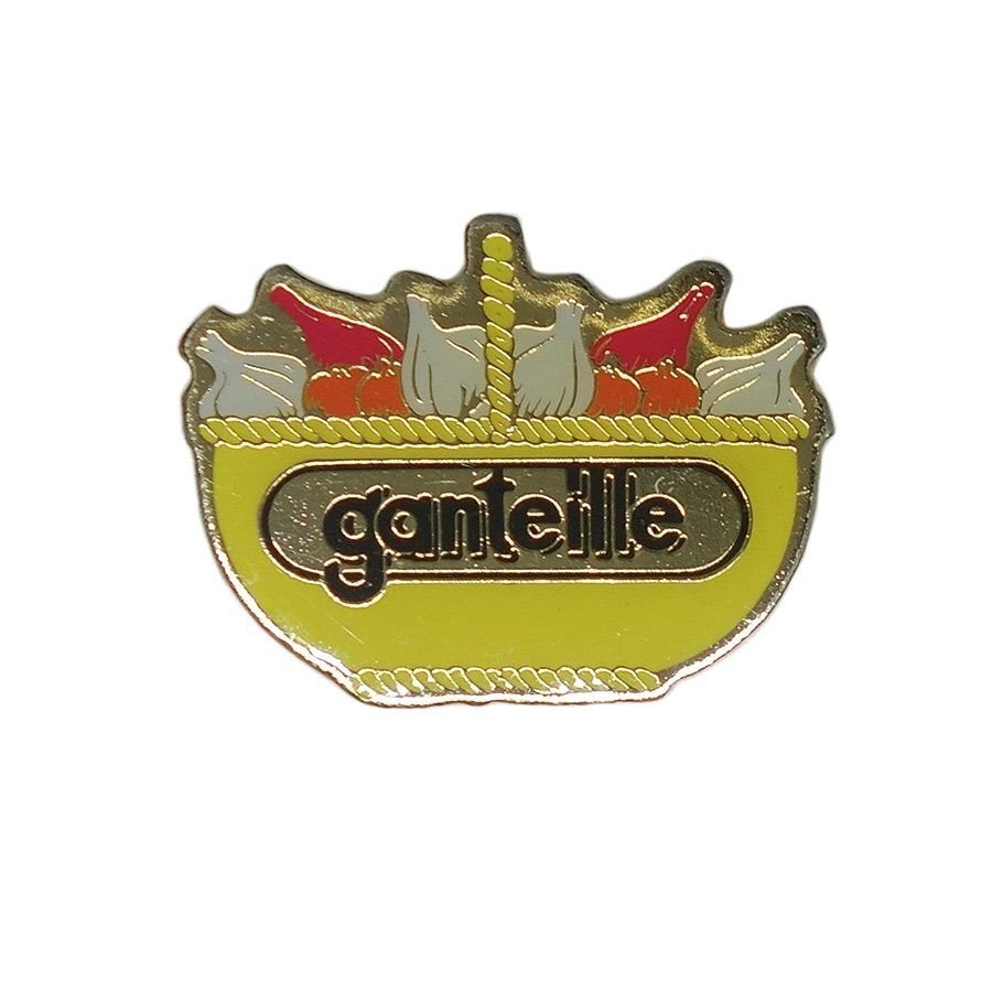 ピンズ ピンバッジ にんにく ganteille フランス レトロ 留め具付き_画像1