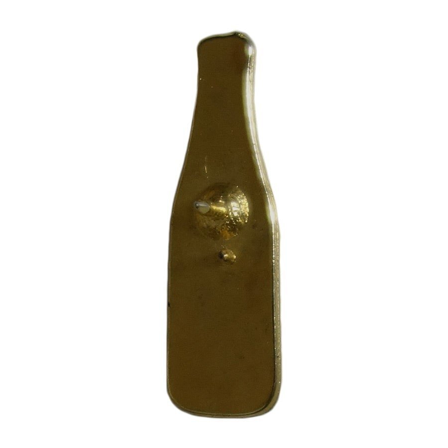ピンバッチ ピンズ スイスのお酒 ビール HURLIMANN 瓶 ボトル型 ピンバッジ 留め具付き レトロ_画像2
