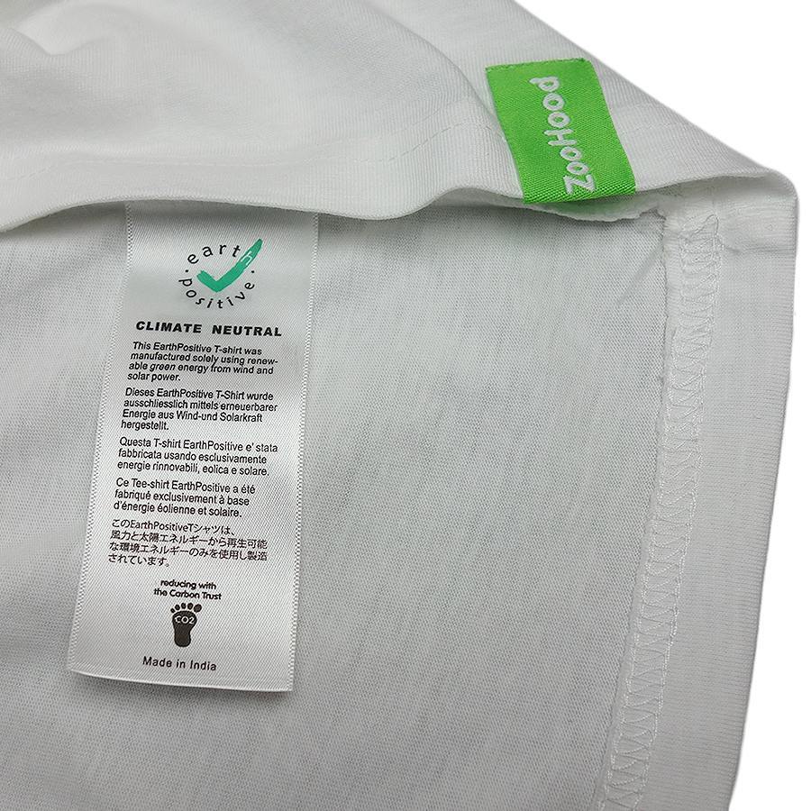 新品 tシャツ アニマル プリントTシャツ デッドストック ZooHood メンズ XLサイズ 白色 オランウータン ティーシャツ 半袖_画像5