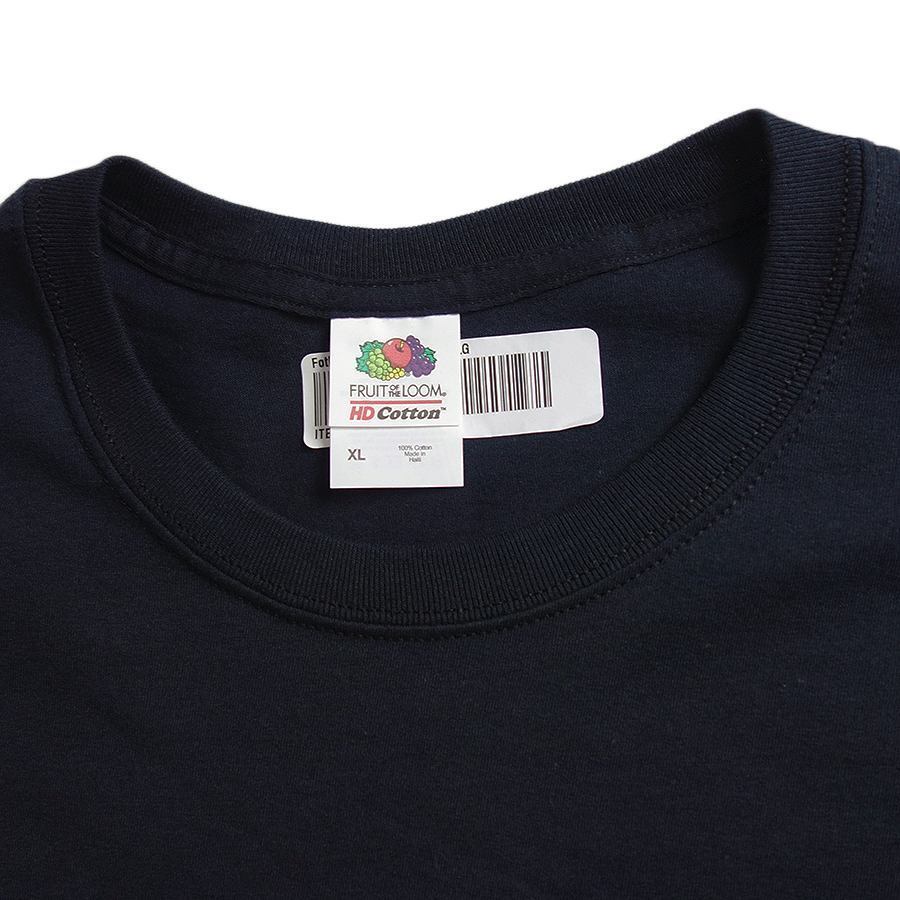 新品アウトレット tシャツ 木 プリントTシャツ メンズ XLサイズ ティーシャツ 黒色 半袖 FRUIT OF THE LOOM_画像3