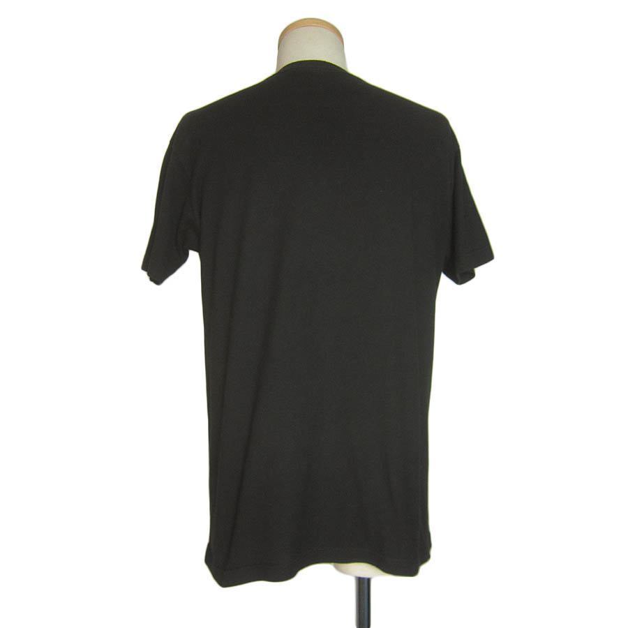 tultex プリントTシャツ TEACH LIKE A ROCK STAR 黒 半袖 メンズ Mサイズ 黒色 ティーシャツ tシャツ ユーズド 古着_画像2