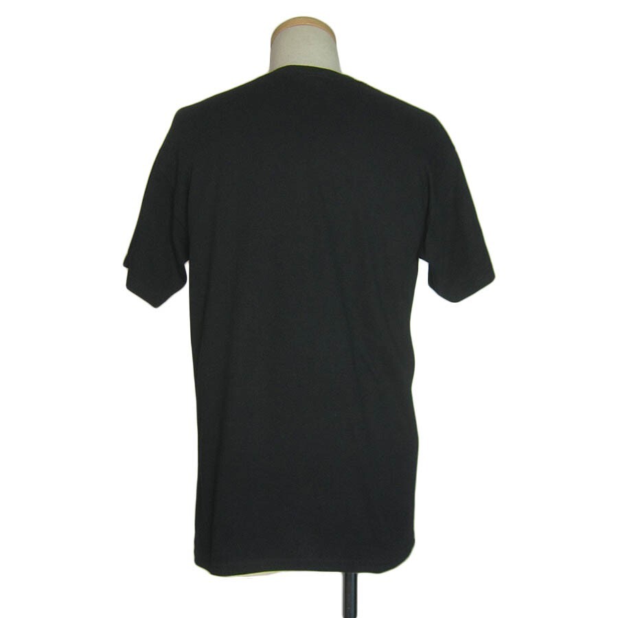 GRANDPA アメフト プリントTシャツ 黒 ブラック 半袖 Mサイズ 古着_画像2