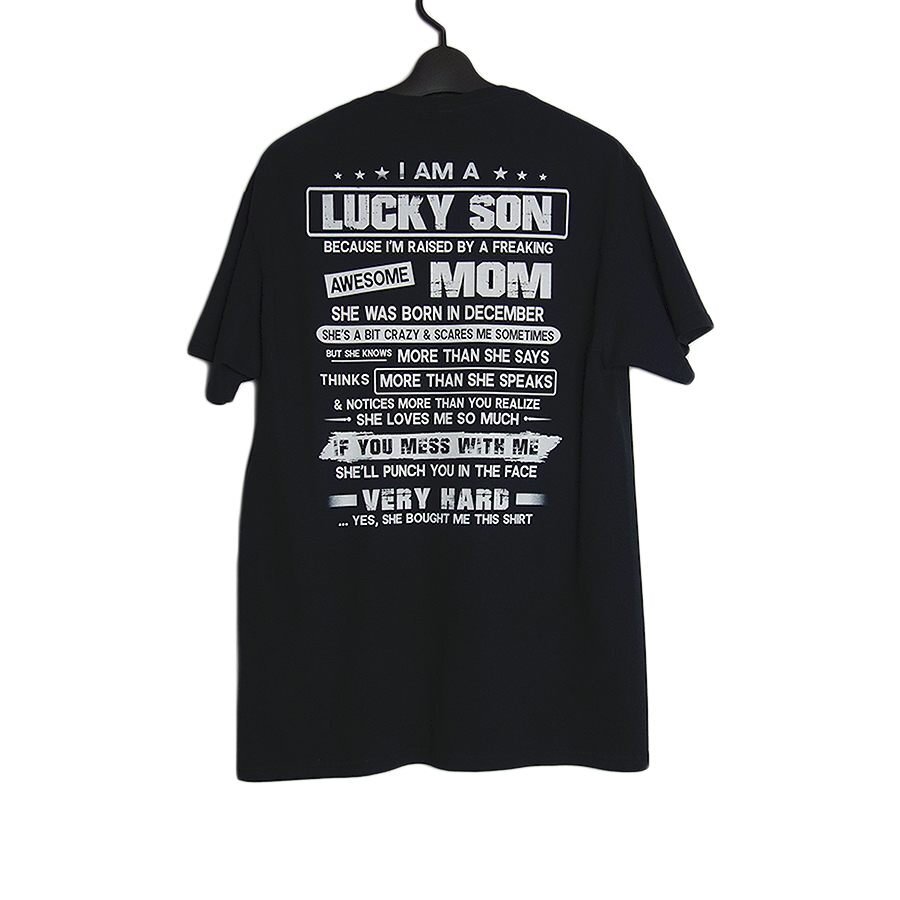 Tシャツ 新品 バックプリントTシャツ 黒色 半袖 メンズ Mサイズ トップス ティーシャツFRUIT OF THE LOOM_画像1