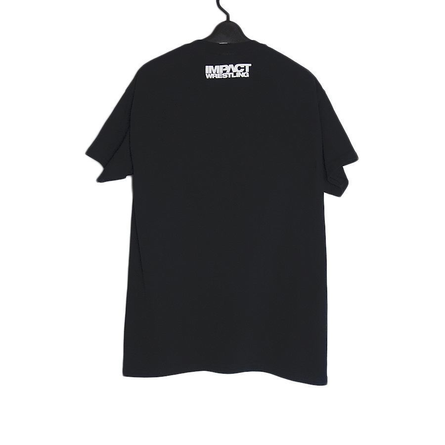 新品 tシャツ プロレス JEFF HARDY プリントTシャツ Impact Wrestling 黒色 半袖 メンズ Mサイズ ティーシャツ_画像3