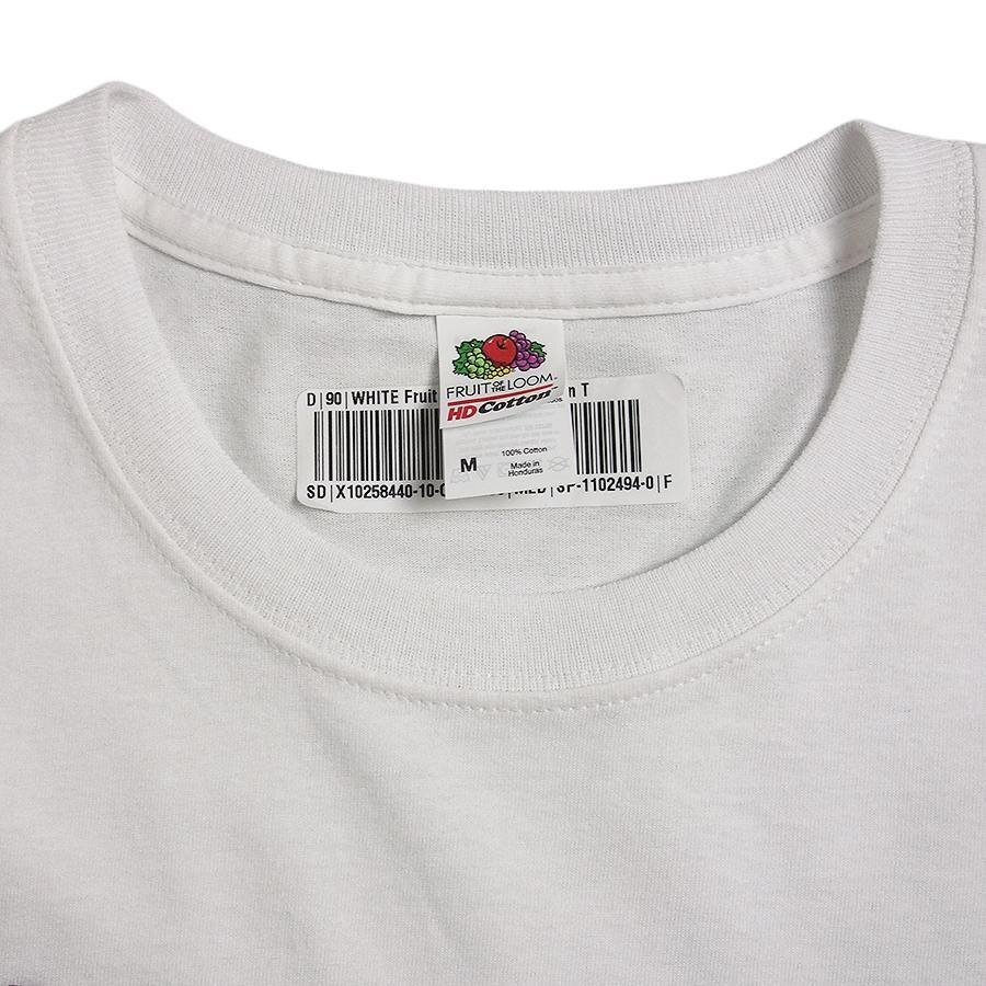 新品 tシャツ FRUIT OF THE LOOM プリントTシャツ デッドストック メンズ Mサイズ 白色 ティーシャツ 半袖 トップス_画像3