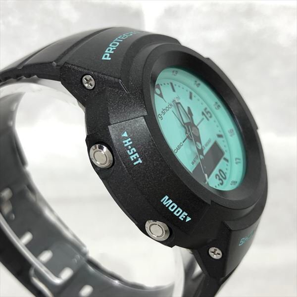 g-shock mini Gショックミニ GMN-500 アナデジ 腕時計 ブラック/グリーン レディース LH632024040503の画像2