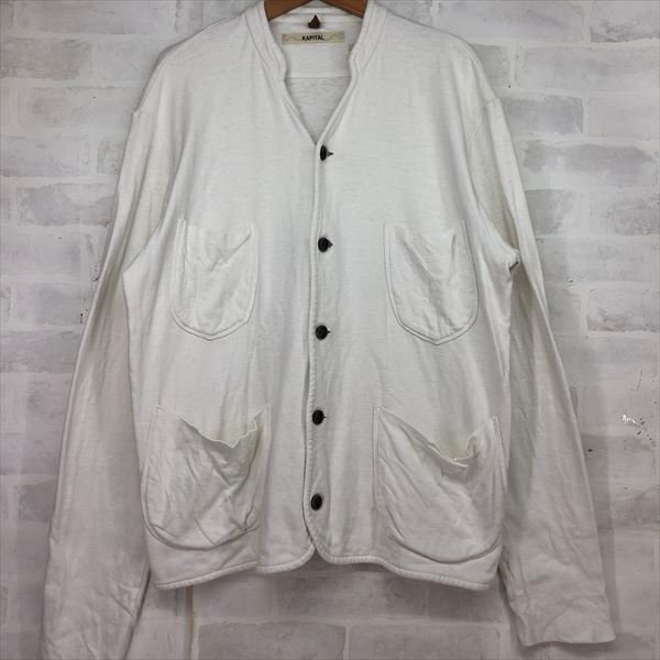 KAPITAL キャピタル コットン ジャケット made in japan SIZE: XL ホワイト　MH632024041605_画像1