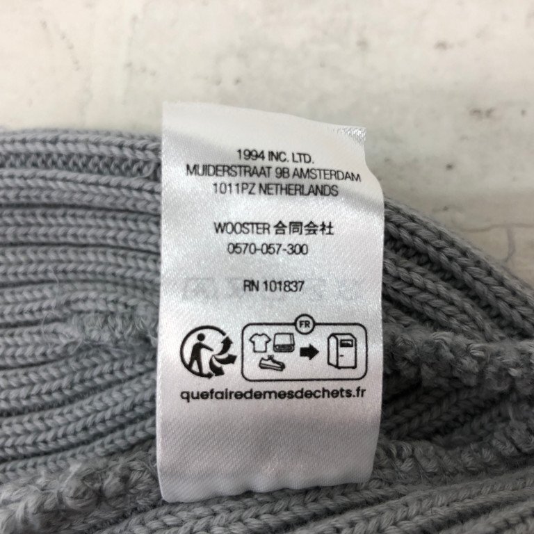 Supreme シュプリーム 23SS Overdyed Beanie オーバーダイ ビーニー 帽子 グレー MH632024041804_画像10