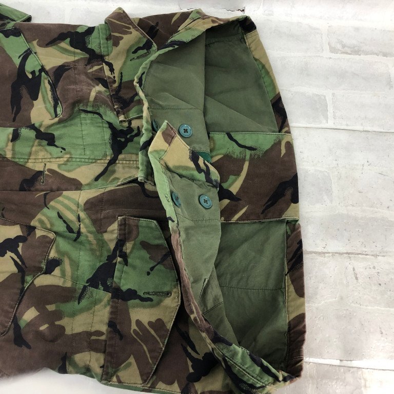 イギリス軍 SMOCK COMBAT スモックコンバット 8415-99-132-1822 ジャケット SIZE:2 ウッドランドカモ MH632024042401_画像8