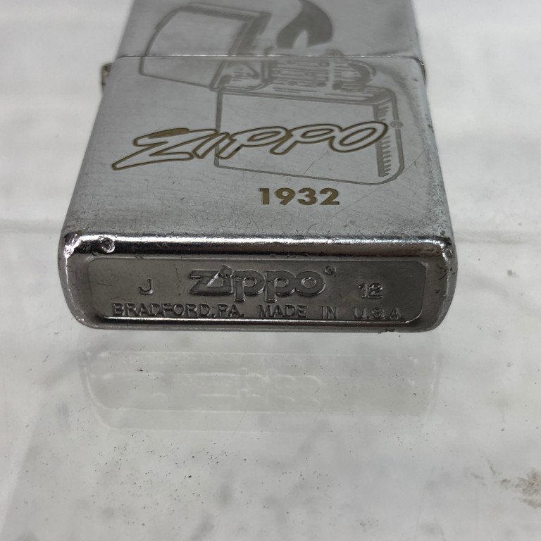 ZIPPO ジッポ 2012年製 ライター柄 シルバー オイルライター MU632024043012_画像3