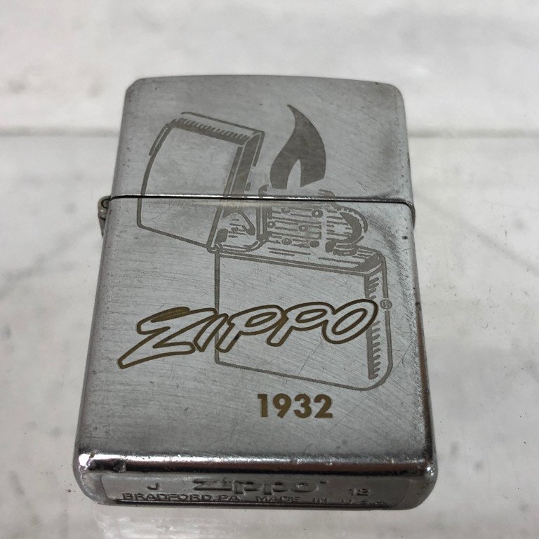 ZIPPO ジッポ 2012年製 ライター柄 シルバー オイルライター MU632024043012_画像1