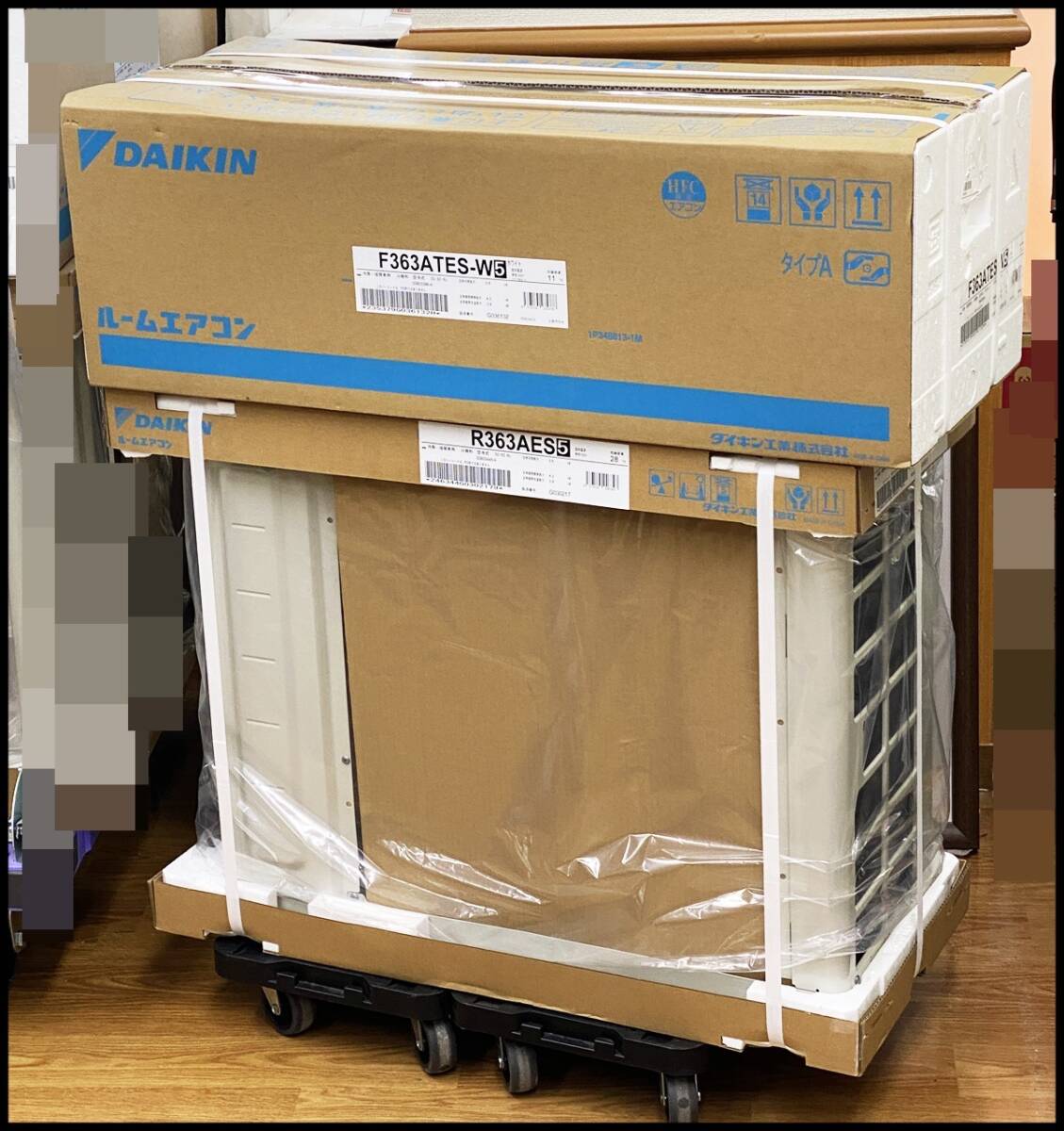 未開封 ダイキン エアコン S363ATES-W (F363ATES-W /R363AES ) 100V 2023年モデル 12畳程度 DAIKIN 領収書可 (3)の画像2