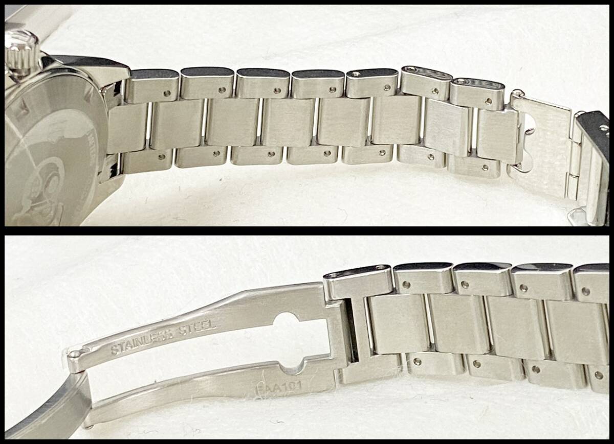 美品 タグ ホイヤー アクアレーサー 300 WBD1310.BA0740 レディース クォーツ 32mm 腕時計の画像9
