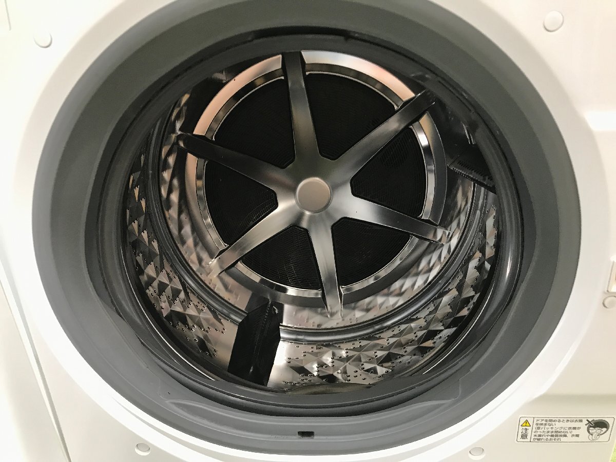パナソニック Panasonic Cuble ドラム式洗濯乾燥機 洗濯7kg 乾燥3.5kg 左開き 斜型 温水泡洗浄W シワ取り機能 NA-VG740L 2020年製 YD03117Nの画像10