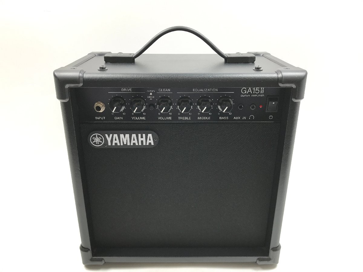 美品★YAMAHA ヤマハ ギターコンボアンプ 練習用ギターアンプ CLEANチャンネル DRIVEチャンネル 2ch仕様 GA15Ⅱ Y03223Nの画像2