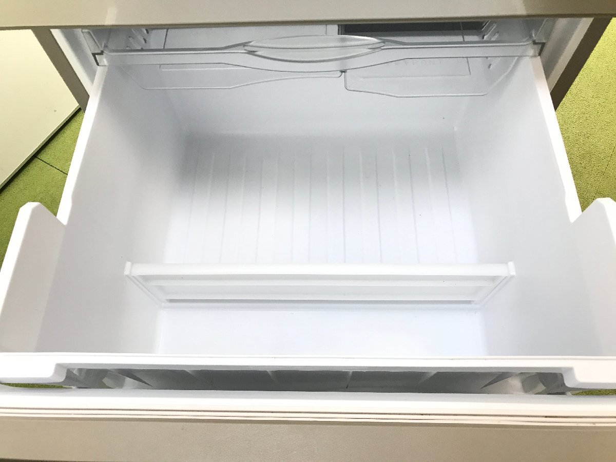 パナソニック Panasonic 冷凍冷蔵庫 左開き 3ドア 365L フルフラットガラスドア 自動製氷 脱臭 節電モード NR-C373GCL-N 2021年製 YD03099Nの画像10