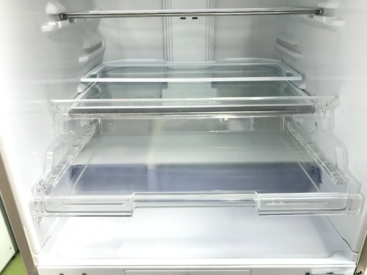 美品 MITSUBISHI 三菱電機 置けるスマート大容量 冷凍冷蔵庫 MR-B46F-F 右開き 5ドア 間冷式 455L 真ん中冷凍室 自動製氷 20年製 YD03096S_画像8