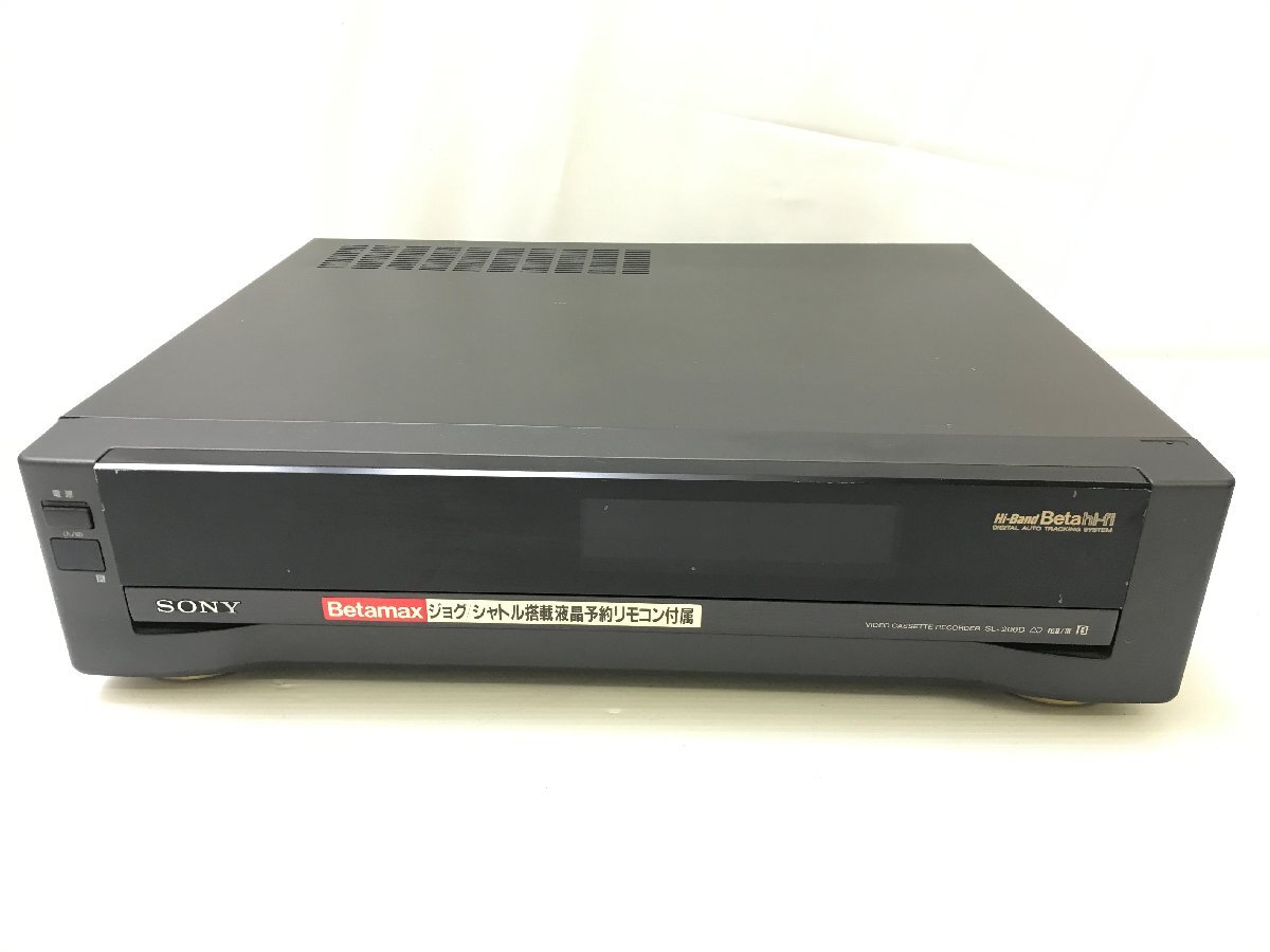 SONY ソニー ベータデッキ ベータマックスビデオデッキ Betamax Hi-Band&Betahi-fi SL-200D ハイバンドベータハイファイ ジャンク T04028Nの画像2