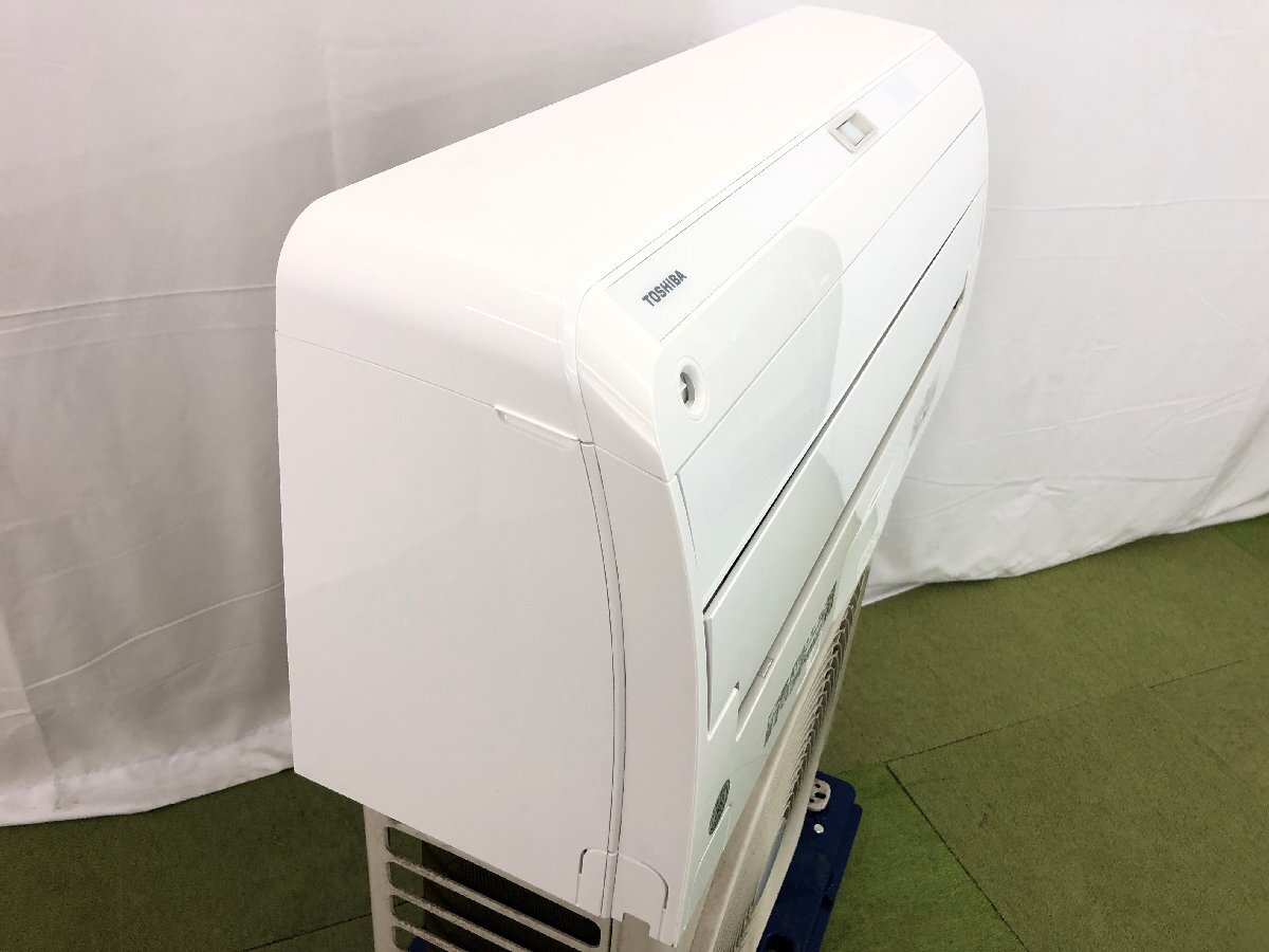 東芝 TOSHIBA 大清快 エアコン おもに6畳用 6畳～9畳 2.2kW 無風感冷房 空気清浄 人感・日射センサー RAS-G221RBK 2021年製 TD04023N_画像3